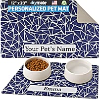 Drymate Surf Blue Personalized Pet Feeding Mat