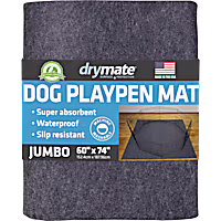 Drymate Charcoal Dog Playpen Mat