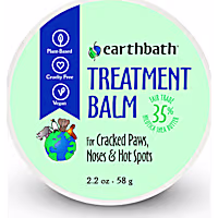 Earthbath Treatment Balm with Fair Trade Shea Butter for Cracked Paws, Noses & Hot Spots for Dogs