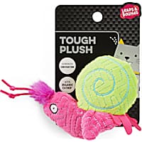 Leaps & Bounds Tough Plush Snail Cat Toy