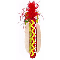 Leaps & Bounds Plush Hot Dog Cat Toy Kicker