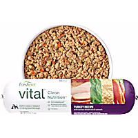 Freshpet Vital Turkey Recipe with Carrots, Brown Rice & Spinach Roll Fresh Dog Food