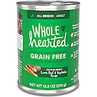 WholeHearted Lamb, Beef & Vegetables Recipe Cuts in Gravy Dog Food
