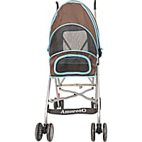 AmorosO Pet Brown Umbrella Pet Stroller