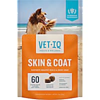 VetIQ Skin & Coat Hickory Smoke Flavor Soft Chew for Dogs