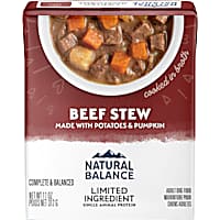 Natural Balance Limited Ingredient Adult Grain-Free Stew Wet Dog Food Beef with Potatoes & Pumpkin