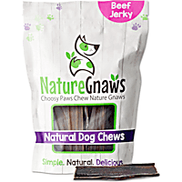 Nature Gnaws Beef Jerky 4-5 Inch Natural Dog Chews