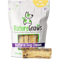 Nature Gnaws Natural Beef Rib Bones Dog Chews
