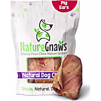 Nature Gnaws Pig Ears Natural Chews for Dogs