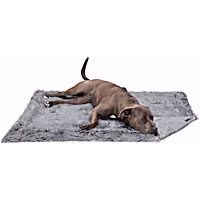 Furhaven Waterproof Calming Plush Long Faux Fur & Velvet Washable Dog Blanket