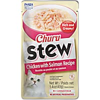 Inaba Churu Stew Chicken with Salmon Recipe Cat Treats