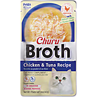 Inaba Churu Broth Chicken & Tuna Recipe Cat Treats
