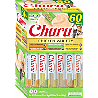 Inaba Churu Variety Box Chicken, Scallop, Cheese, Beef and Salmon Cat Treats