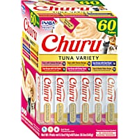 Inaba Churu Variety Box Tuna with Salmon, Cheese, Clam, Crab, Shrimp and Bonito Flakes Cat Treats