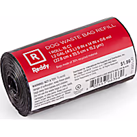 Reddy Black Logo Waste Bag Roll for Dogs