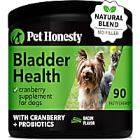 Pet Honesty Bladder Health Cranberry Bacon Flavor Soft Chews for Dogs
