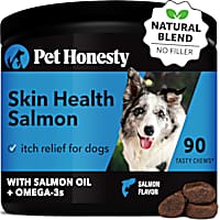 Pet Honesty Skin Health Salmon Flavor Soft Chews for Dogs