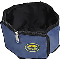 Pet Life Blue Wallet Travel Pet Bowl