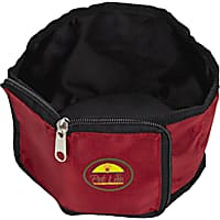 Pet Life Red Wallet Travel Pet Bowl