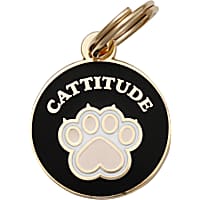 Two Tails Pet Company Cattitude Pet ID Tag