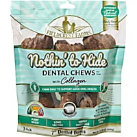Fieldcrest Farms Nothin' to Hide 7" Dental Bone Beef Flavor Dog Chew