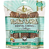 Fieldcrest Farms Nothin' to Hide 7" Dental Wave Beef Flavor Dog Chew