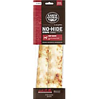Earth Animal No-Hide Strips Beef Recipe Thin Natural Rawhide Alternative Dog Chew Treat