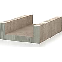 Way Basics London Grey Cat Scratcher Ubed