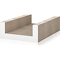 Way Basics White Cat Scratcher Ubed