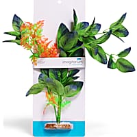 Imagitarium Green Bunch Silk Aquarium Plant