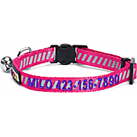 Pawtitas Personalized Reflective Cat Collar