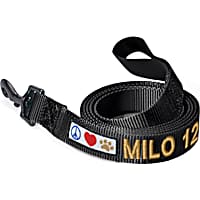 Pawtitas Solid Personalized Dog Leash