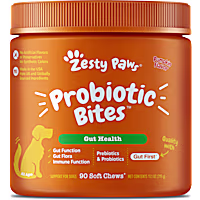 Zesty Paws Pumpkin Probiotic Bites Soft Chews for Dogs