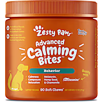 Zesty Paws Turkey Advanced Calming Bites Soft Chews for Dogs