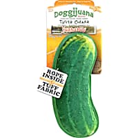 Doggijuana Tuffer Chewer Refillable Dill Pickle Dog Toy