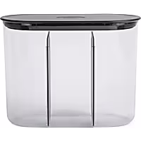 Reddy Black Divided Dog Treat Jar