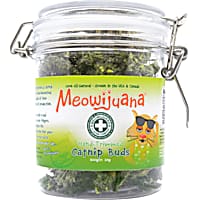 Meowijuana Jar of Organic Catnip Buds for Cats