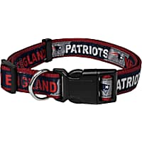 Pets First New England Patriots Satin Dog Collar