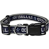 Pets First Dallas Cowboys Satin Dog Collar