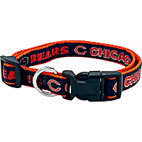 Pets First Chicago Bears Satin Dog Collar