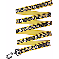Pets First Pittsburgh Steelers Satin Dog Leash