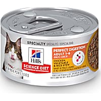 Hill's Science Diet Adult Perfect Digestion Chicken, Vegetable & Rice Stew Canned Cat Food