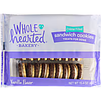 WholeHearted Tasty Snacks Duplex Creme Sandwich Cookies Dog Treats