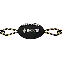 Pets First New Orleans Saints Nylon Football Dog Toy