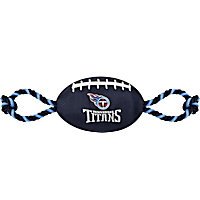 Pets First Tennessee Titans Nylon Football Dog Toy