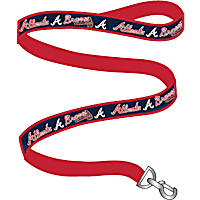 Pets First Atlanta Braves Satin Dog Leash