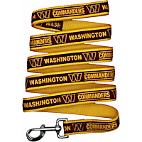 Pets First Washington Commanders Satin Ribbon Dog Leash
