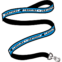 Pets First Carolina Panthers Satin Dog Leash