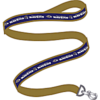 Pets First Baltimore Ravens Satin Dog Leash