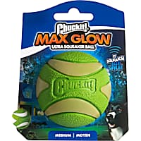 Chuckit! Max Glow Ultra Squeaker Dog Ball Fetch Dog Toy